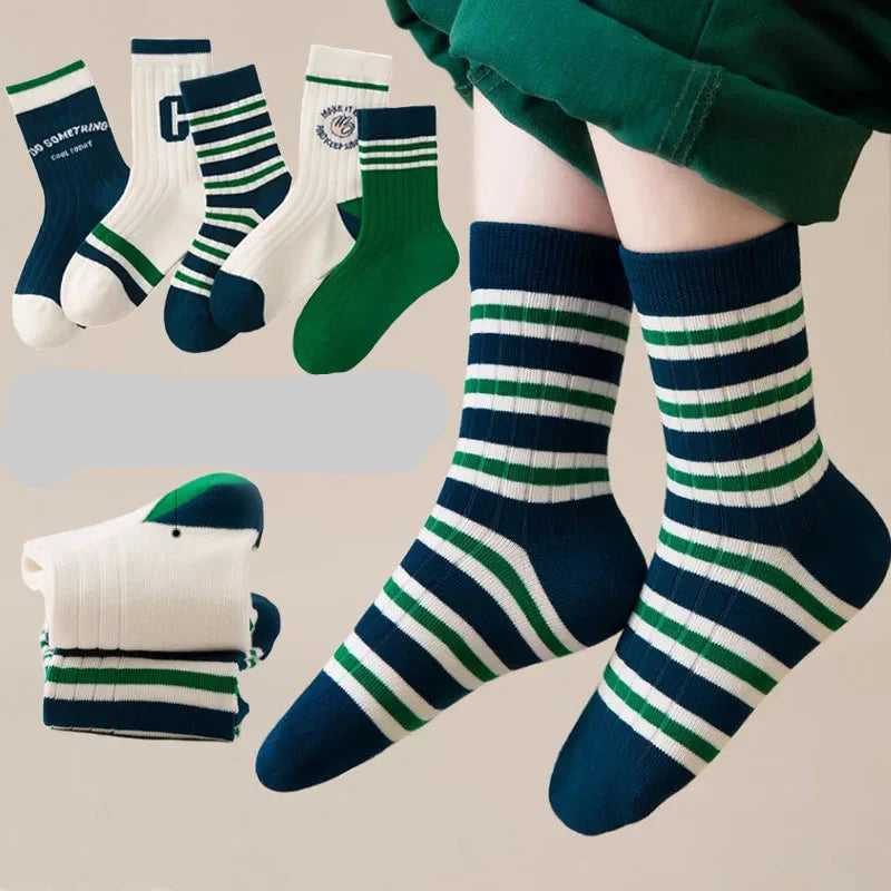 Autumn Kids' Cotton Socks