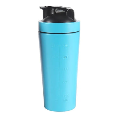 Stainless Steel Sports Shaker Bottle, Leakproof & Durable