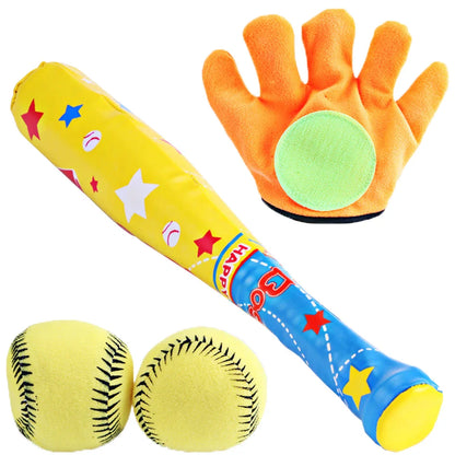 4 Piece Kids Baseball Kit Perfect for Backyard Fun
