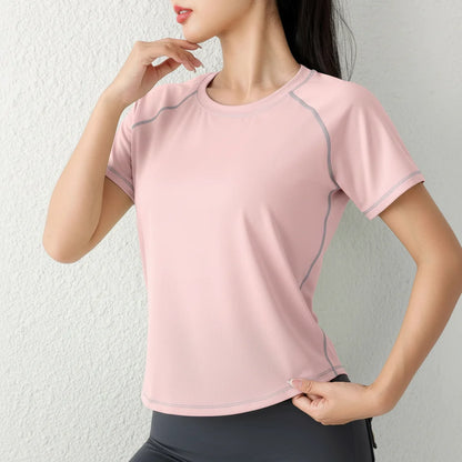Women's Loose Quick-Dry Mesh Sports T-Shirt