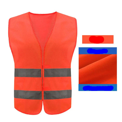 High Visibility Safety Vest for Traffic and Nighttime Safety
