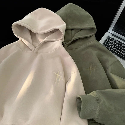 Luxurious Suede Hoodies  Perfect for Fall and Winter