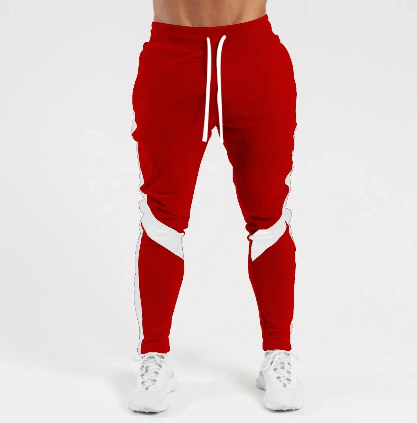 Men's Micro Elastic Joggers with Spliced Cuffs