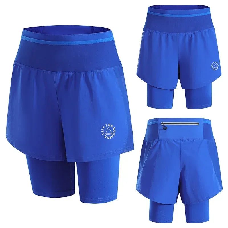 High-Waist Women's Workout & Yoga Shorts