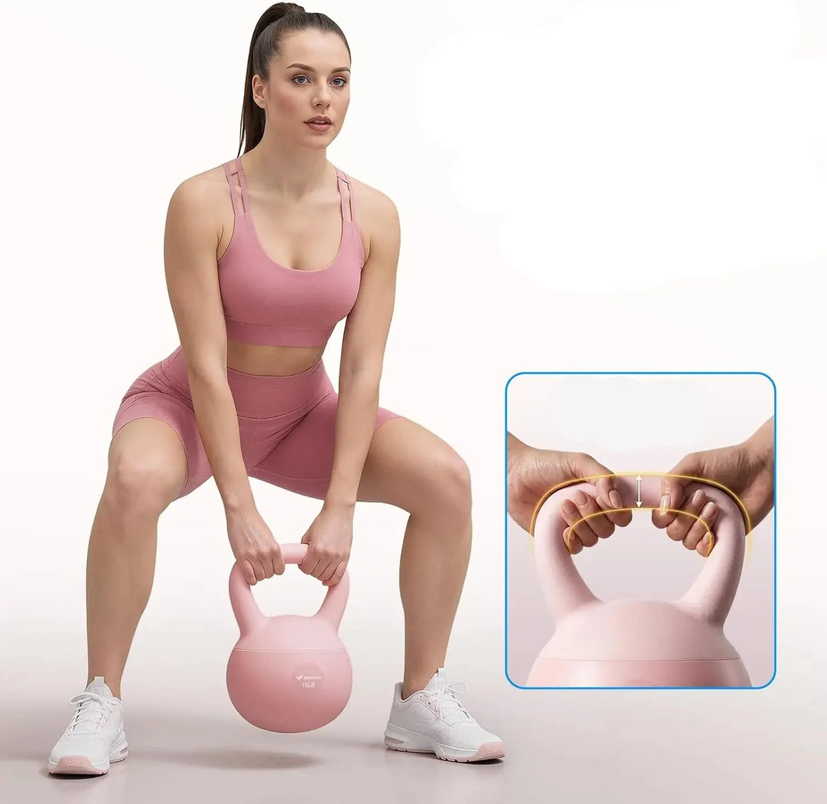Soft Kettlebell with Anti-Slip Handle & Safe Base