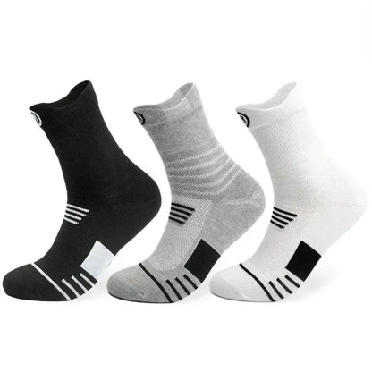 Pack of Men's High Elastic Tube Socks