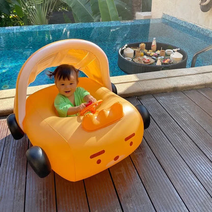 Safe Summer Swim  Inflatable Rings & Umbrellas for Babies