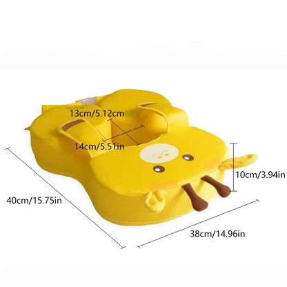 Safe and Secure Non-Inflatable Swim Ring for Toddlers