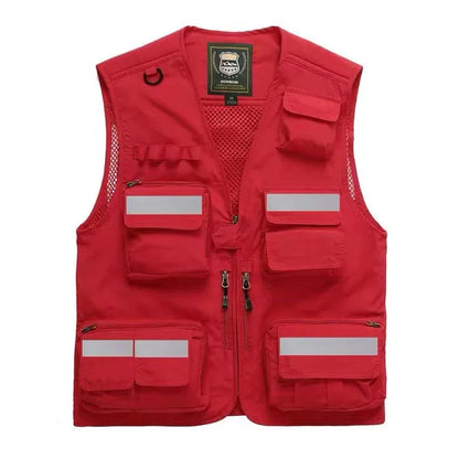 Men's Multi Pocket Photography Vest