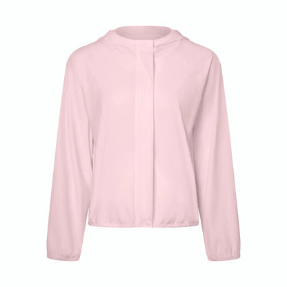 Women's Anti-UV Running Jacket - UPF50+ Quick Dry Hoodie