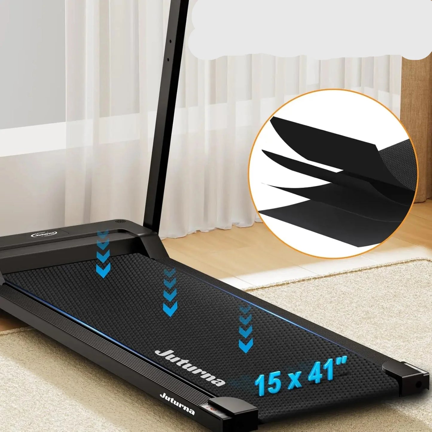 300 LBS Capacity Treadmill Perfect for Home Workouts