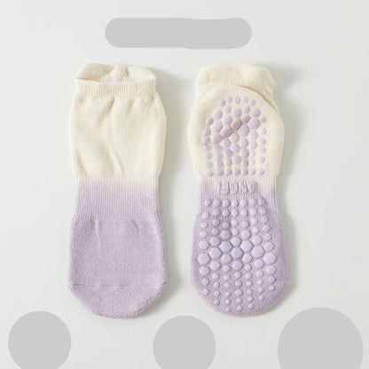 Non Slip Yoga Socks with Towel Grip