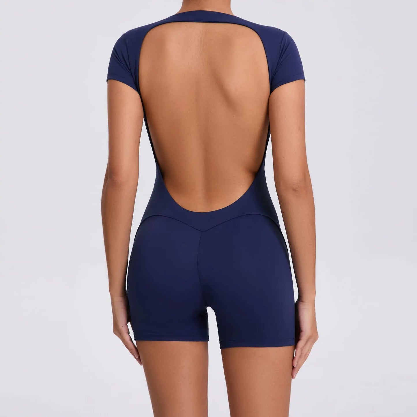 Breathable Yoga Jumpsuit with Hip Lifting Design