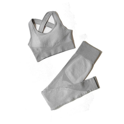 Yoga Leggings & Top Set Workout Clothes Gym Wear