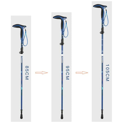 Lightweight Aluminum Hiking Poles with Anti-Shock System