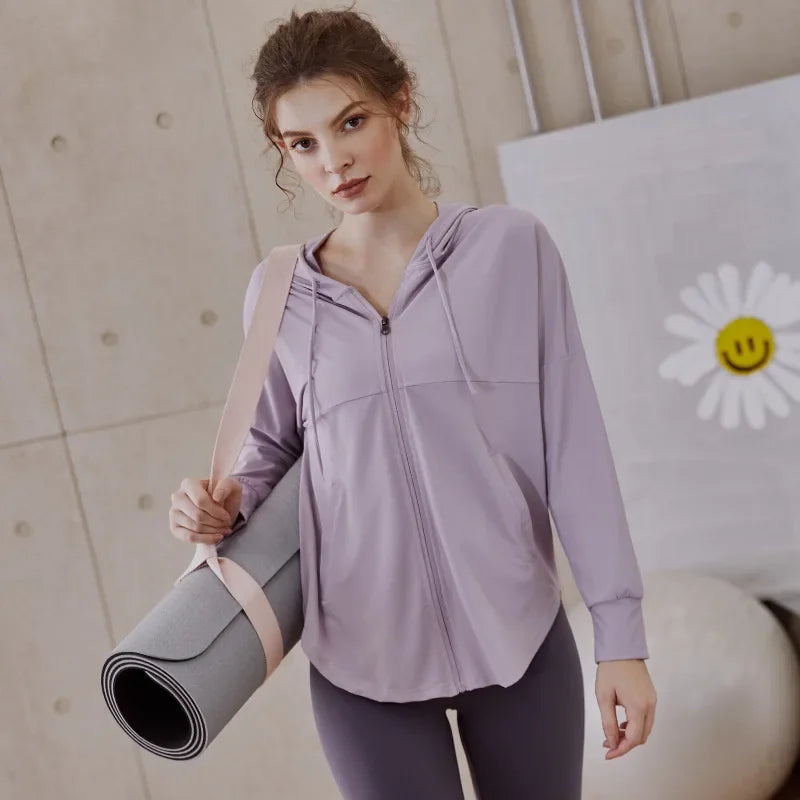 Women’s Quick-Dry Sun Protection Fitness Jacket