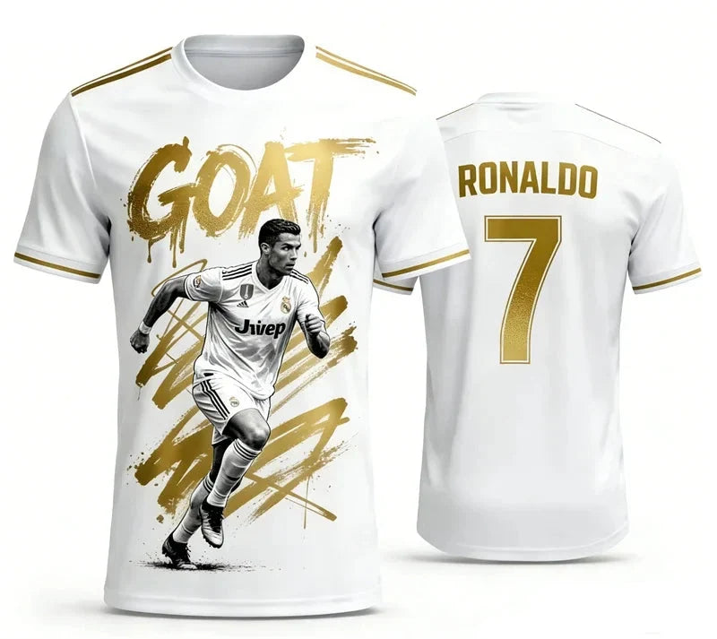 Ronaldo Quick-Dry Sport Jersey Men’s & Boys’ Summer T-Shirt