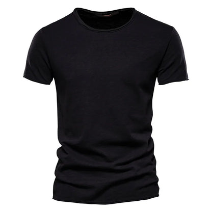 Men's Soft Cotton Casual Slim Fit Summer T-Shirt