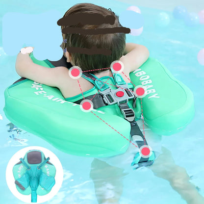 Float 2 Canopy & Chest Support for Safe & Fun Baby Swimming