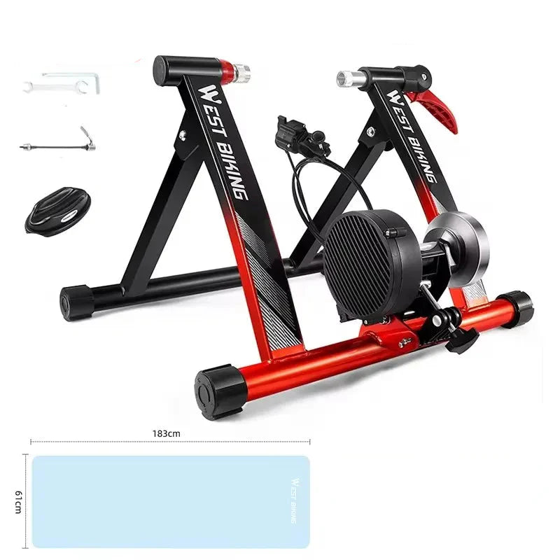 Level Up Your Indoor Cycling  6-Speed Magnetic Bike Trainer