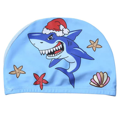 Cartoon Animal Swim Caps for Kids