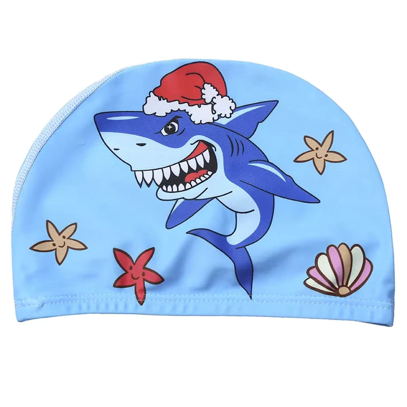 Cartoon Animal Swim Caps for Kids