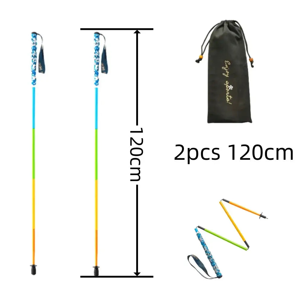 Experience Effortless Hiking with Ultralight Carbon Fiber Trekking Poles