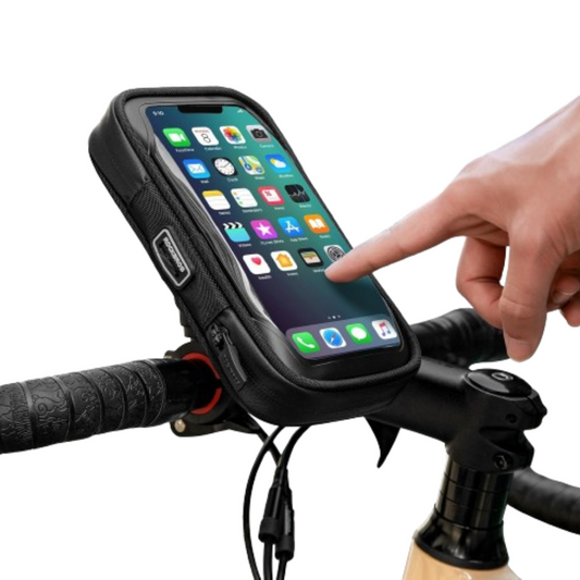 ROCKBROS Motorcycle Phone Mount Waterproof Handlebar Bag Phones Below 6.8”