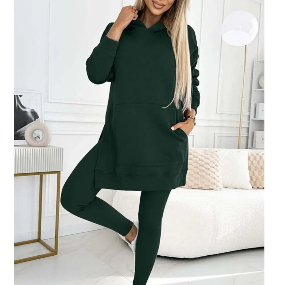 Perfect Winter Outfit  Hoodie and Leggings Set