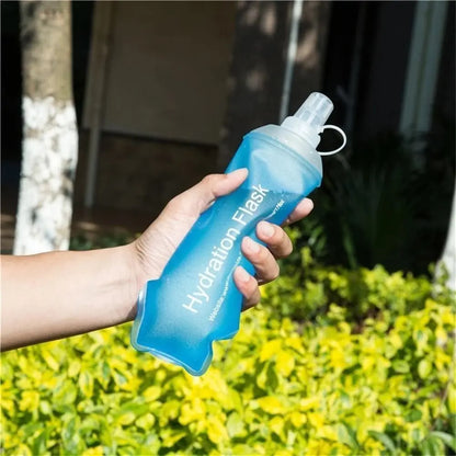 Cycling & Hiking Must Have  Compact  Collapsible Water Flask