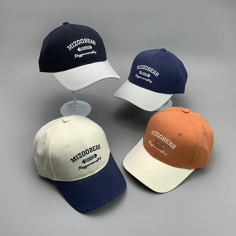 Embroidered Letter Baseball Caps