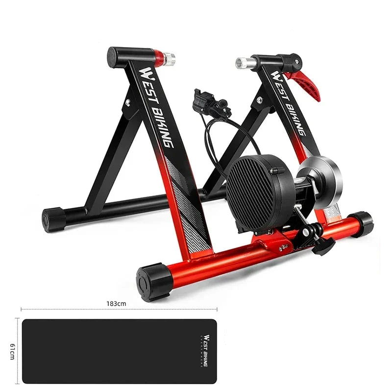 Realistic Indoor Cycling Experience Bike Trainer with Rollers