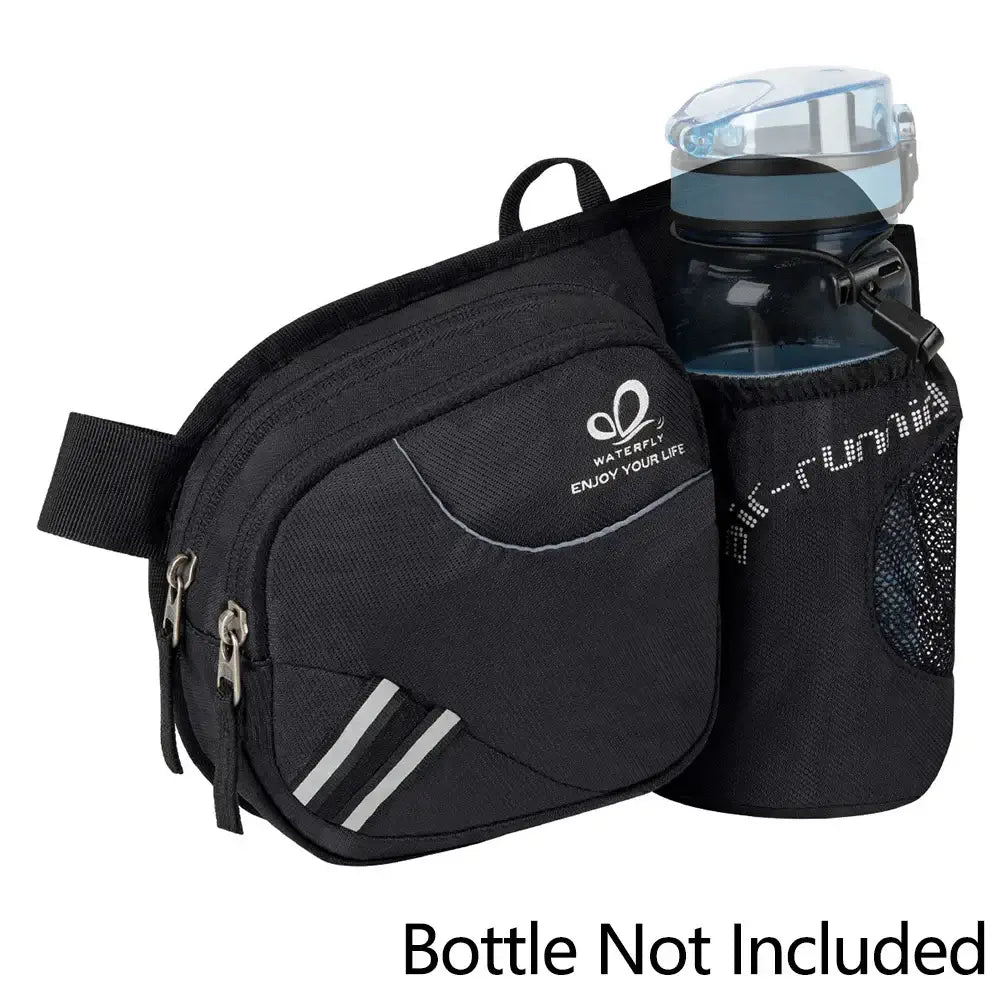 Hiking Waist Bag with Water Bottle Holder Running & Travel