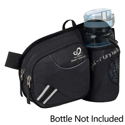 Hiking Waist Bag with Water Bottle Holder Running & Travel