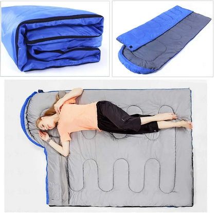 Warm Envelope Camping Sleeping Single Hiking Bag