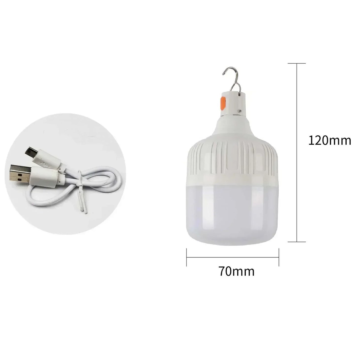 60W Rechargeable LED Lantern: Brighten Your Outdoors