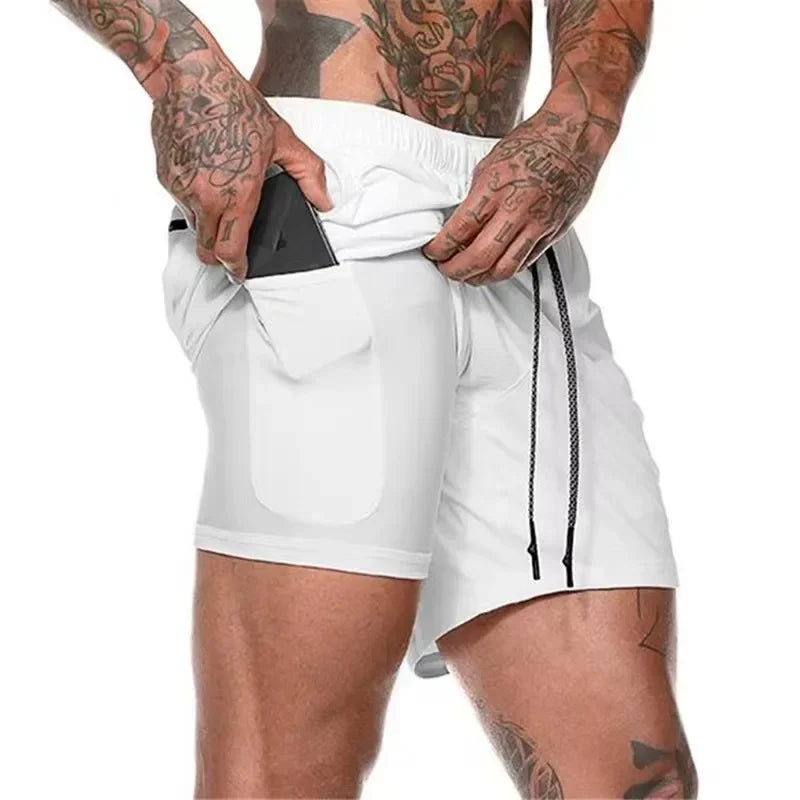 Men's Quick-Dry Running & Gym Shorts Workout Gear