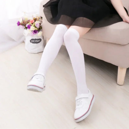 Kids' Velvet Stripe Socks