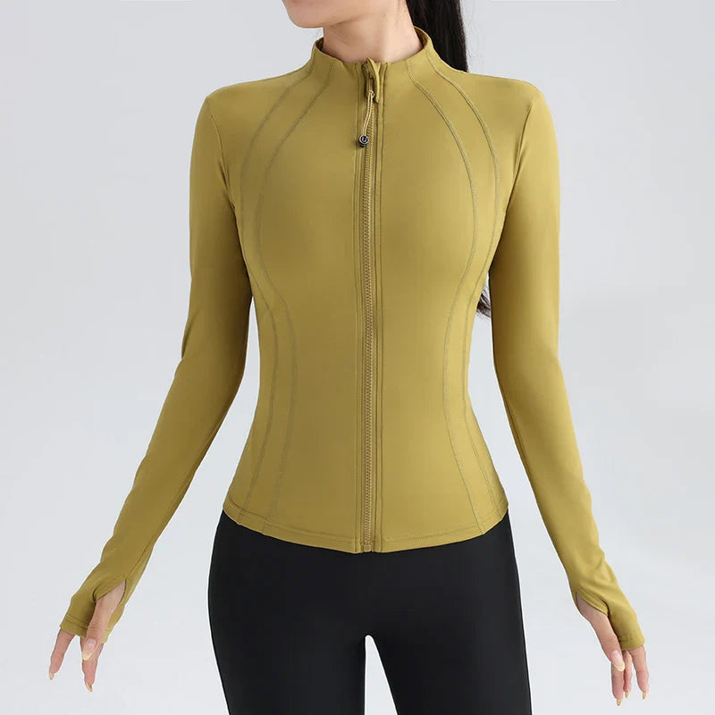 Women's Full Zip Yoga Jacket