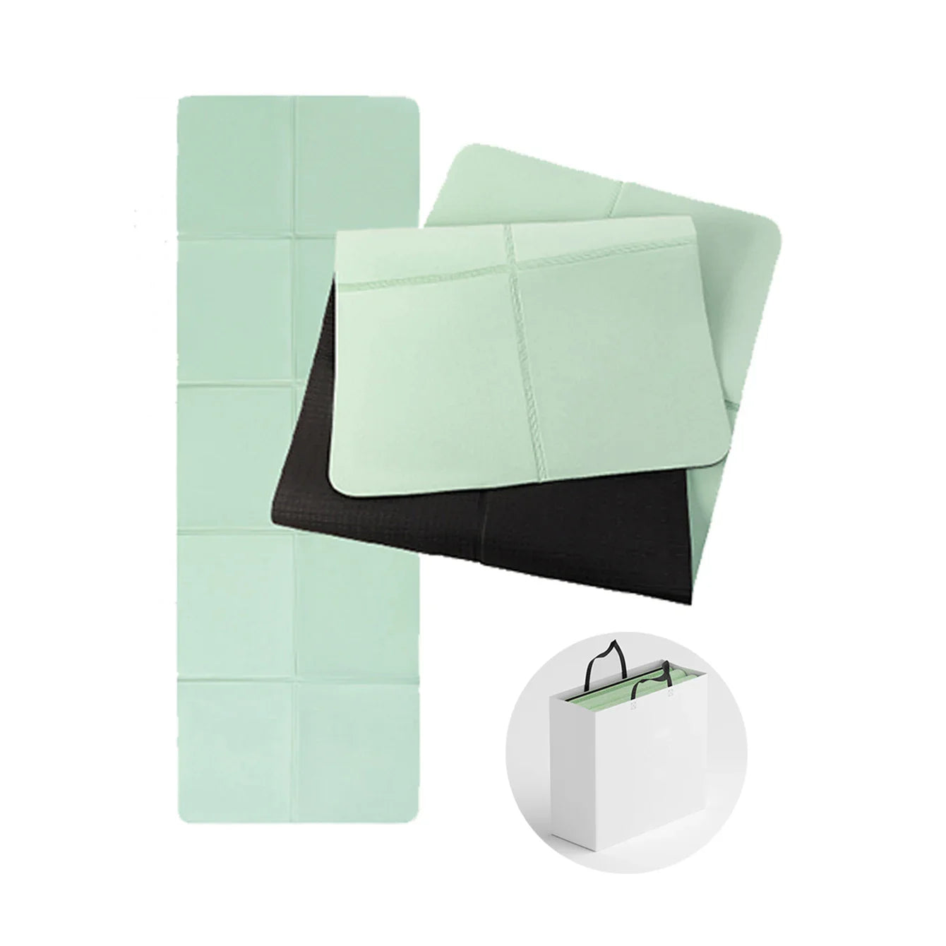 Portable Yoga Mat with Double Sided Design