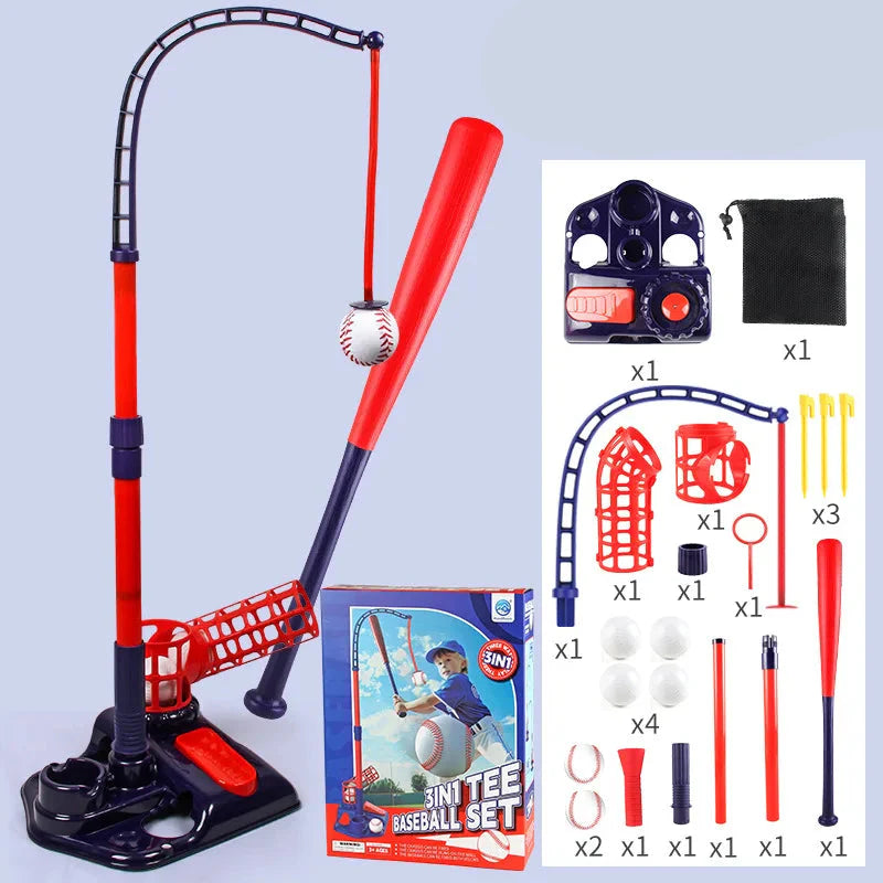 Kids  3 in 1 T Ball Set  Perfect Gift for Indoor & Outdoor Play