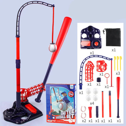 Kids  3 in 1 T Ball Set  Perfect Gift for Indoor & Outdoor Play