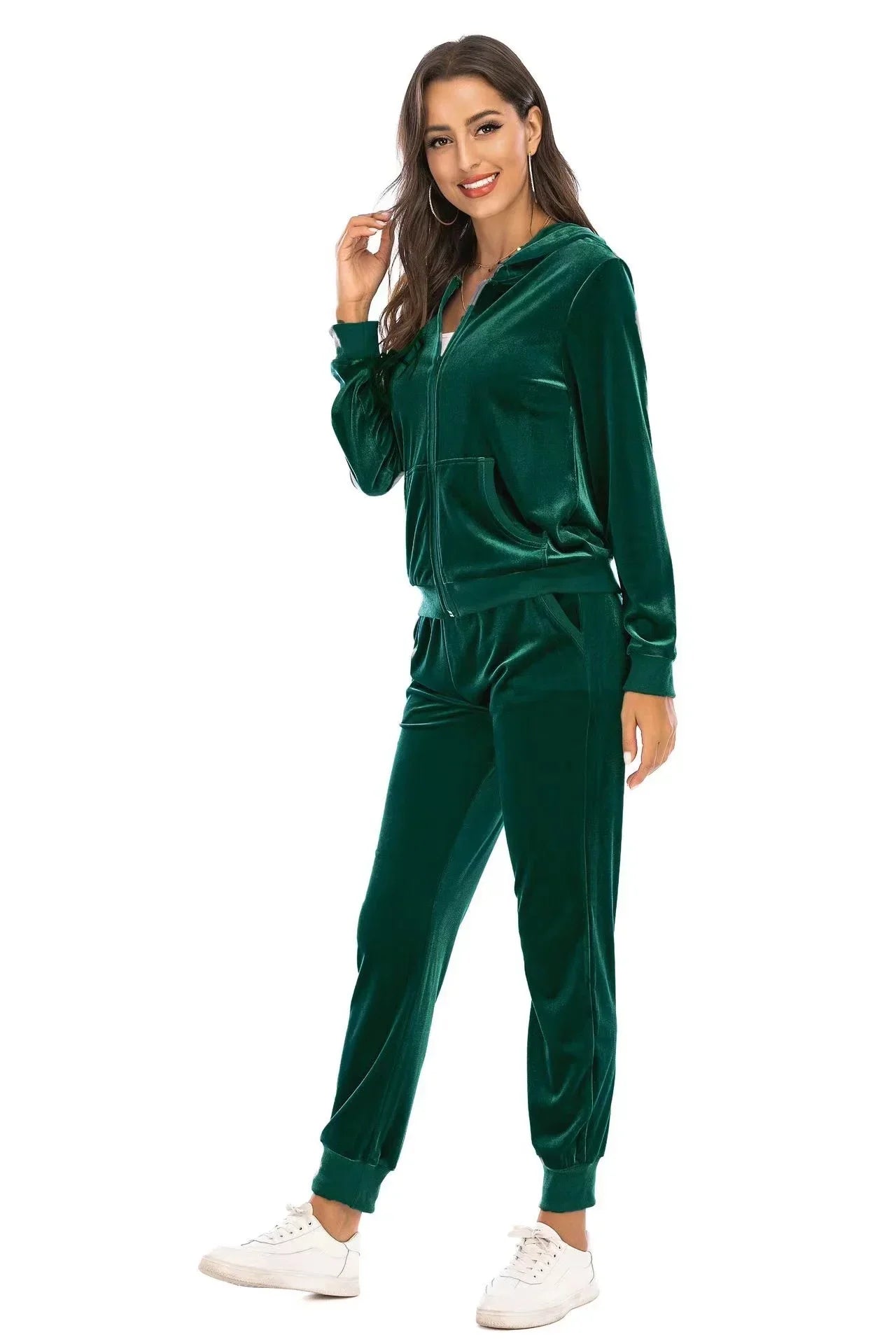 Perfect for Fall Women's 2-Piece Velvet Set
