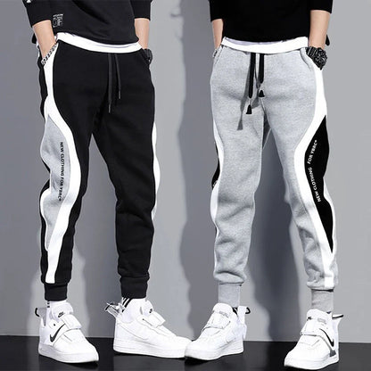 Men's Spring Autumn Patchwork Training Leggings