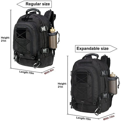 Tactical Military Backpack: Durable Hiking & Outdoor Travel Rucksack