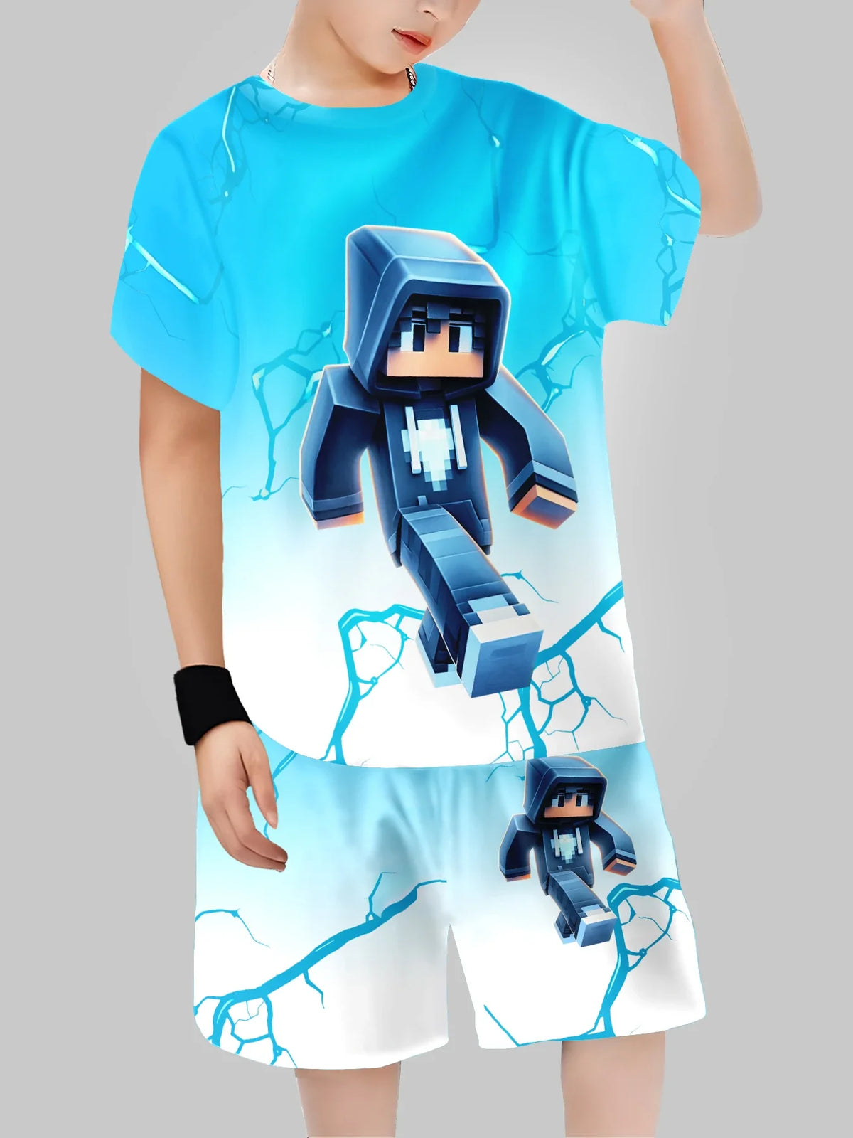 Boys' Block Character Print Short Sleeve T-Shirt
