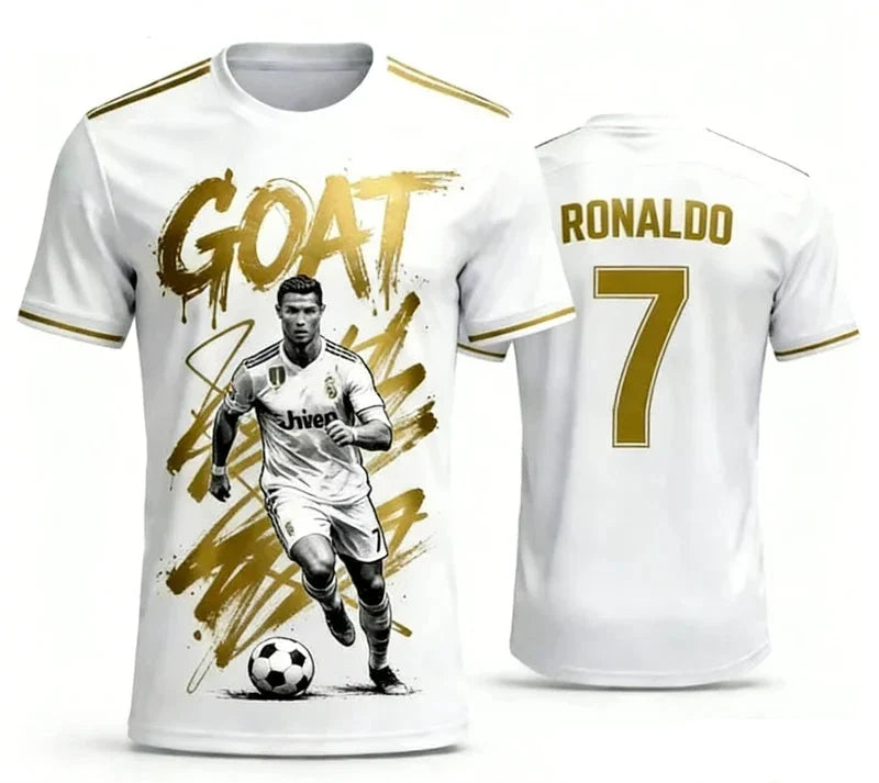 Ronaldo Quick-Dry Sport Jersey Men’s & Boys’ Summer T-Shirt