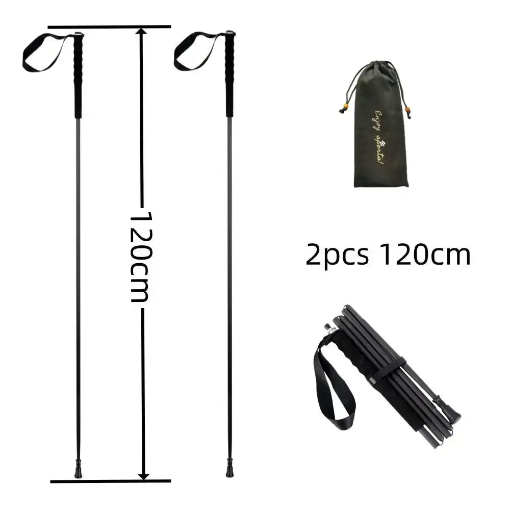 Experience Effortless Hiking with Ultralight Carbon Fiber Trekking Poles