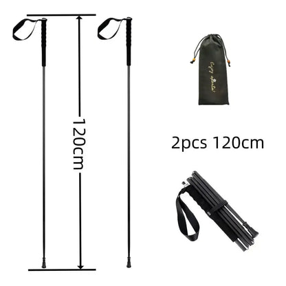 Experience Effortless Hiking with Ultralight Carbon Fiber Trekking Poles
