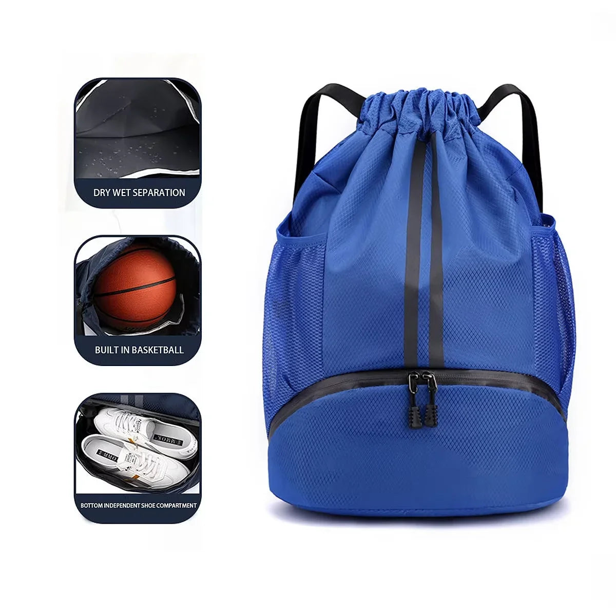 Basketball & Swim Dry-Wet Separation Sports Bag